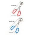 thumbnail image 3 of Kitchen Food Clips None Stick Meatball Maker With Detachable Anti Slip Handles Stainless Steel Meat Tongs Cake Ice Tongs,Blue Kitchen Food Clips, 3 of 4