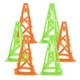 thumbnail image 7 of PENIKOKO 6-Pack 9-Inch Soccer Training Cones in Green and Orange for Speed, Agility, and Dribbling Practice, 7 of 7