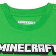 thumbnail image 6 of Minecraft Creeper Boys' Summer Outfit 3-Piece Set, Graphic T-Shirt, Shorts & Socks, Sizes 4-16, 6 of 13