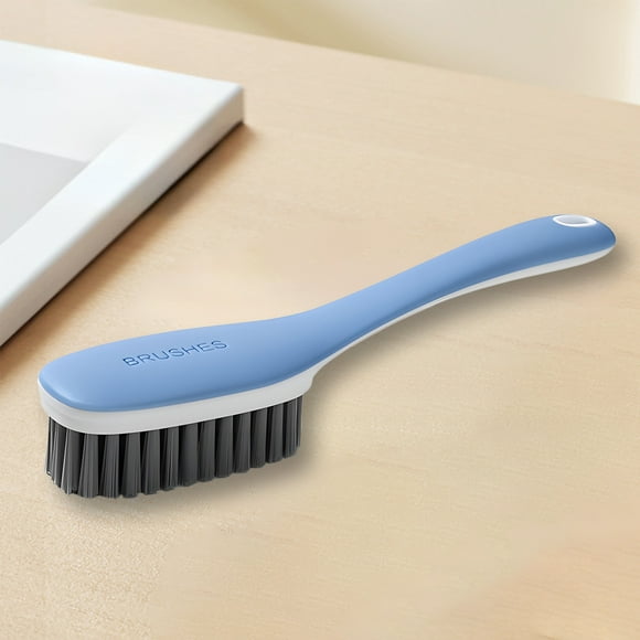 Shoe Cleaning Brush | Hard Bristle Leather Shoe Brush | Durable Plastic Handle | Portable Mini Shoe Scrubber for Sports Shoes Casual Footwear Stain Removal