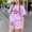 Purple, variant on Afuyipoi Boys Girls Letter Print Short Sleeve T-Shirt and Elastic Waist Shorts 2-Piece Casual Outfit Set, Soft Rayon Blend Playwear Blue Size 7-8 Years