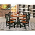 thumbnail image 3 of East West Furniture DLDO5-BCH-W 5 Piece Dublin Kitchen Table Set, 3 of 5