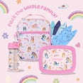 thumbnail image 2 of Bentgo + Bluey Kids Prints Leak-Proof, 5-Compartment Bento-Style Kids Lunch Box - Ideal Portion Sizes for Ages 3-7, Durable, Drop-Proof, Dishwasher Safe, & PFAS & BPA-Free Materials (Hearts & Crafts), 2 of 7