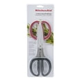 thumbnail image 2 of KitchenAid - Tijeras de cocina - Tijeras domésticas - Asas antideslizantes - Tijeras afiladas - Acero inoxidable - Plástico - Gris, 2 of 9