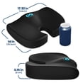 thumbnail image 6 of Everlasting Comfort Memory Foam Seat Cushion – Ergonomic U-Shaped Chair Pad for Tailbone Pain Relief, 6 of 9