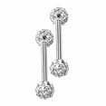 thumbnail image 4 of Wweixi 1 Pair Lip Chin Ring Ear Stud Piercing Lip Rings Internal Thread Body Jewelry white, 4 of 6