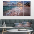 thumbnail image 1 of Palm Trees on Clear Sandy Beach - Seashore Canvas Art Print, 1 of 3