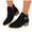 Black, variant on Women's Ankle Fall Boots Fashion Square Head Suede Ankle Boots Ladies Pointed Toe Comfortable Dress Shoes