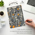 thumbnail image 3 of FORMRS Acrylic Clipboard with Low Profile Clip Standard A4 Letter Size, 12.5" x 9", Halloween Dancing Skeleton, 3 of 8
