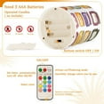 thumbnail image 5 of Yayeee Flameless Candles with Remote Flickering Battery Operated Multi Color Changing, Colorful Jam Jars, 5 of 7