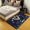 thumbnail image 3 of YST Death Moth Area Rugs 3x5 for Bedside,Exotic Gothic Animal Carpet for Women Men Boys,Kids Girls Moth Skull Rug,Spring Summer Floral Botancial Moon Print Accent Rug Set for Bedroom Non Slip, 3 of 6