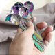 thumbnail image 5 of Flower Spoon Set - 8pcs Teaspoon Rainbow Color For Coffee Tea Mixing Sugar Ice Cream Stir Bar Spoons - 8 Diffient Pattern Colorful Mini Cutlery Set, 5 of 5
