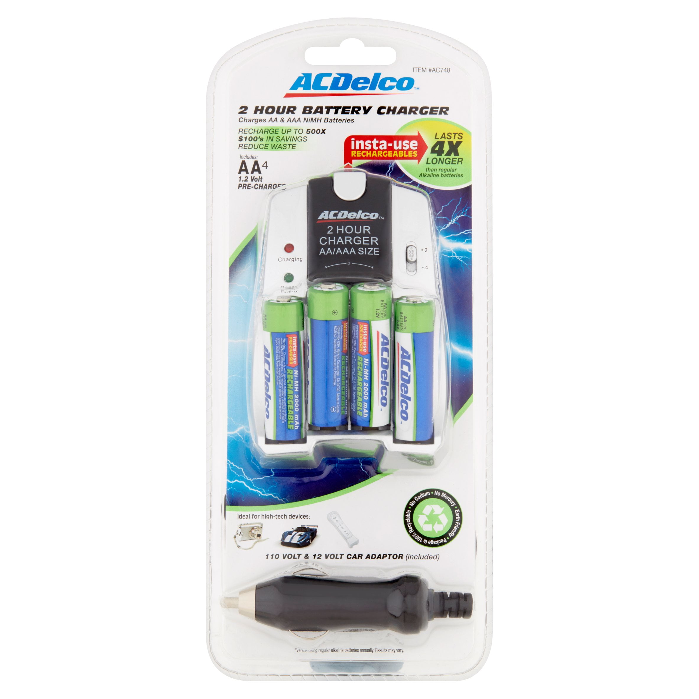 2950 mAh I3ePro BP-SCH1 Supercharge Ni-MH AA AAA 9V Rechargeable Battery Charger with 4 AA Rechargeable Batteries for Fuji FINEPIX S2 PRO 40i S9000 S3 S5000 S7000 S20 S3200 S2980 
