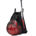 thumbnail image 1 of Bolsa de béisbol con cordón para niños y niñas, mochila de softbol plegable, bolsa de gimnasio, bolsa de T-Ball y bate con bolsa de malla de bola desmontable, 1 of 5