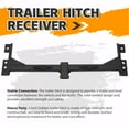 thumbnail image 2 of Kojem Rear Reinforcement Hidden Trailer Hitch Receiver for 1999-2007 Chevrolet Silverado GMC Sierra 1500, 2 of 13