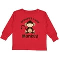 thumbnail image 3 of Inktastic Grandpas Little Monkey Boys or Girls Long Sleeve Toddler T-Shirt, 3 of 5