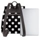 thumbnail image 3 of Fotbe Black and White Polka Dot Mochila Bolso con Estampado para Mujer, Mochila Antirrobo de Nylon Impermeable, Bolsa Ligera de Hombro, 3 of 4
