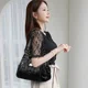 thumbnail image 5 of Bolso bandolera de PU ligero e informal de tendencia minimalista de gran venta 2024 para mujer, bolso de mano multibolsillos versátil de alta calidad, 5 of 5