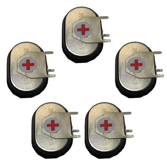 5x 1.2V 160mAh 3-PIN NiMH Button Cell Batteries Blue Tooth Headsets Microphones