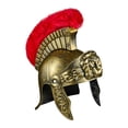 thumbnail image 4 of Casco romano Guerrero dorado ANGGREK Disfraz de cosplay Accesorio 25x19 cm, 4 of 8