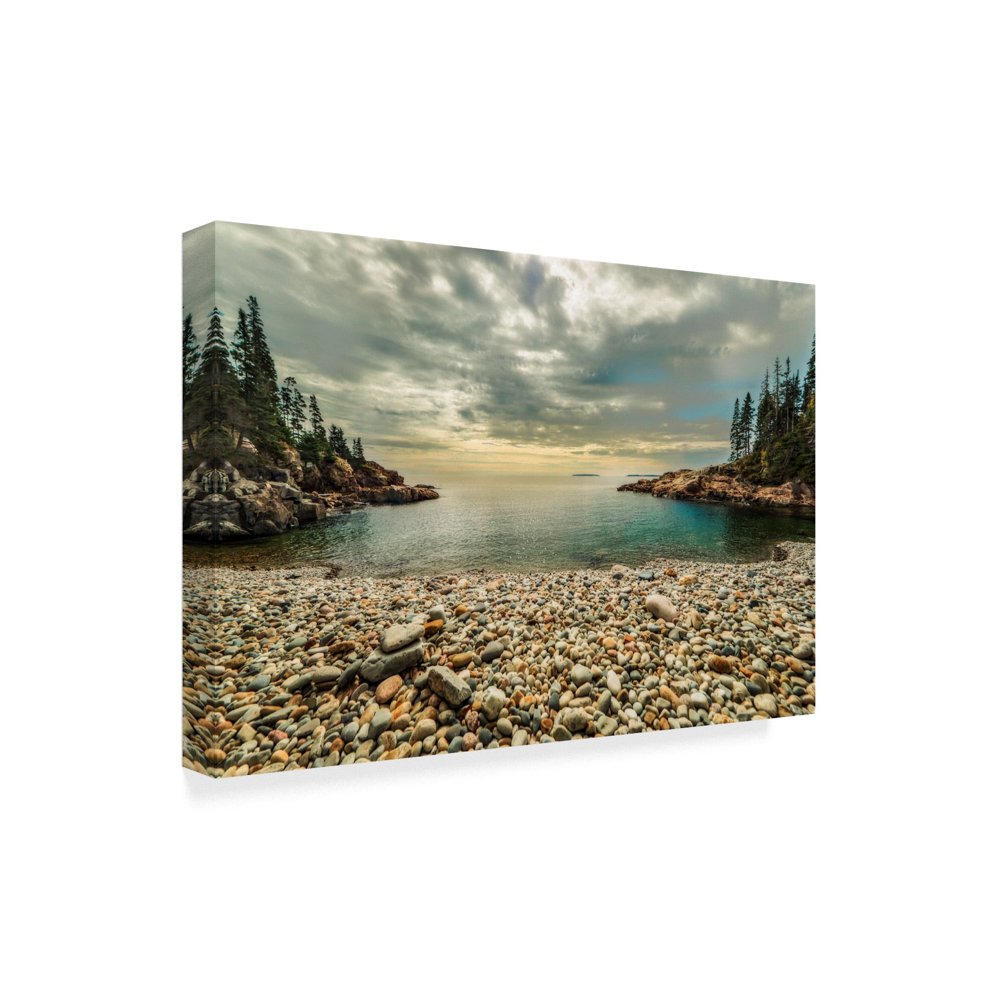 Trademark Fine Art 'Warm Sunset' Canvas Art by Natalie Mikaels