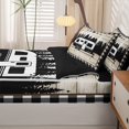 thumbnail image 4 of catabedysis Rustic Camping Zipper Full Size Comforter Sets with Fitted Sheet and 2 Pillowcases,Camper Print Zipper Bedding Set For Boys,Multicolor,Black Reversible,4-Piece, 4 of 7