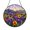 Acrylic 3.5 Inch, variant on Bright Meadow Wildflower Suncatcher Acrylic Round Panel Present Art