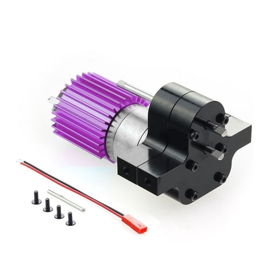 Metal 370 Motor Gearbox for C14 C24 B24 B36 MN D90 D99 MN99S RC Car Upgrade Parts,Black