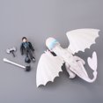 thumbnail image 4 of Toothless Anime Figure Dragon Cartoon Kawaii Action Figures Light Fury Toothless Figurines Collection Dolls PVC Model Toys Gifts, 4 of 5