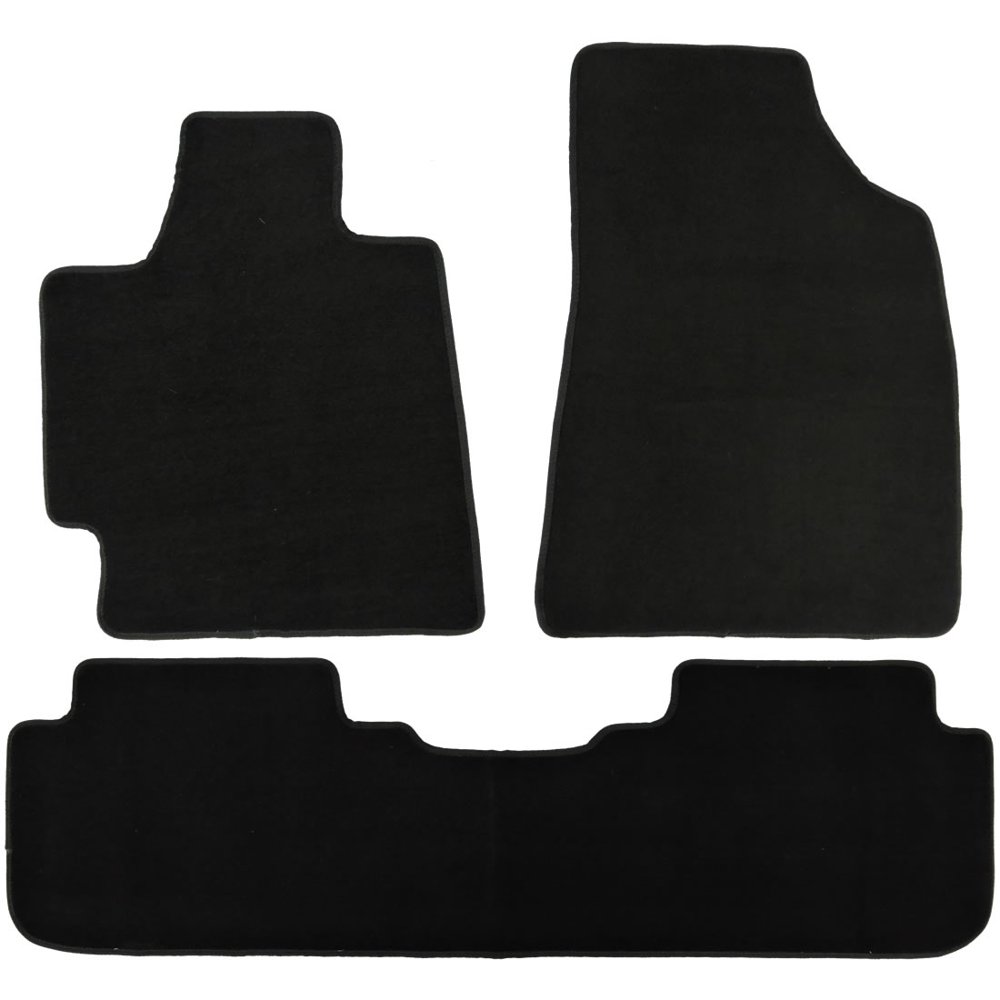 UAA Customfit Black Carpet Suv Floor Mats Set for Toyota Highlander 20082013