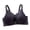 Blue, variant on Padded Bras for Women No Underwire Floral Lace Full Coverage Bralettes Soft Liftup Wire Free Underwear