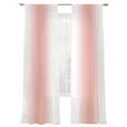 thumbnail image 6 of Pink Ombre Sheer Curtains for Living Room Bedroom Farmhouse Modern Abstract Art Sheer Curtains 108 Inch Long 2 Panels Set Light Filtering Curtain Window Treatments Drapes for Dining Room, 6 of 6