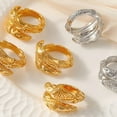 thumbnail image 4 of AOOOWER Elegant Snake Inspired Rings In Long Lasting Gold/Steel Tone for Parties Dates, 4 of 14
