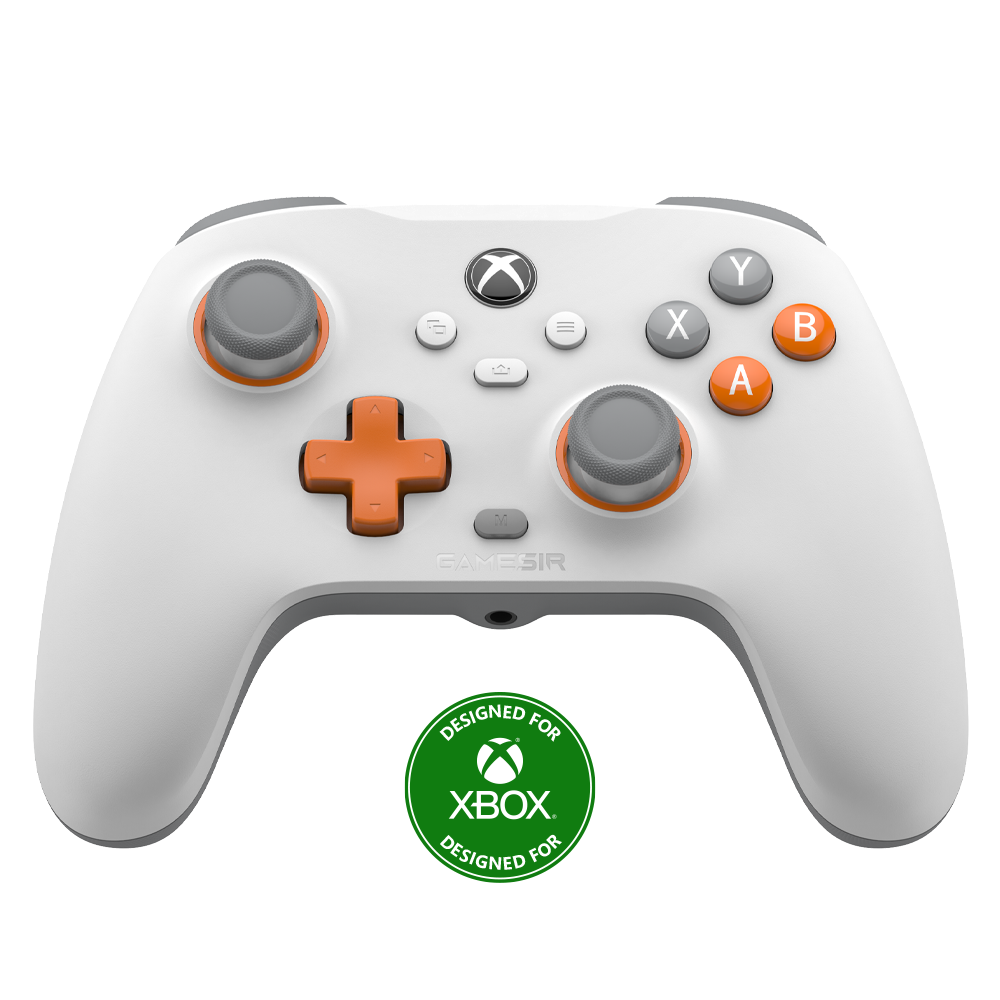 Control con cable GameSir T7 para Xbox Series X|S, Xbox One y Windows 10/11, gamepad plug and play con joysticks de efecto Hall y gatillos Hall, conector de audio de 3.5 mm - Blanco 7