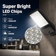 thumbnail image 3 of AIKVSXER 3 Pack LED Parking Lot Light 240W 60000 Lumen 6000K Daylight White Dusk to Dawn Photocell Outdoor Commercial, 3 of 9