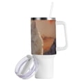 thumbnail image 2 of Cat Iceberg Clouds Sunlight 40 oz Tumbler with Handle Insulated&nbsp;Travel Mug&nbsp;Lid Straw Leak Proof Steel Vacuum Water Bottles Glasses Fits in Car Cup Holder, 2 of 7