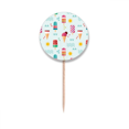 thumbnail image 1 of Sun Mountain River Popsicle Sweet Ice  Toothpick Flags Round Labels Party Decoration, 1 of 3