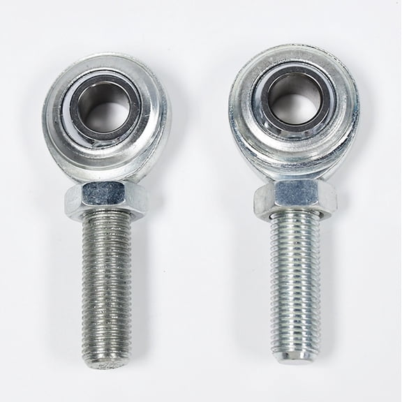 Hex Autoparts RH & LH Heim Joints Rod End 3/8"-24 Male Thread x 3/8" Bore with Jam Nut CMRL6