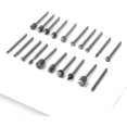 thumbnail image 2 of 20 Pcs HSS Rotary Burrs Rotary Burrs Milling Bits Tool Woodworking Routing Accessories Rotary Tool, 2 of 5
