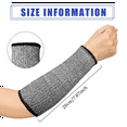 thumbnail image 2 of 3 Pairs Arm Protectors for Thin Skin And Cut Forearm Sleeve 5 Arm Burn Sleeve3 pairs of cut-resistant sleeves，Homnglonglong, 2 of 6