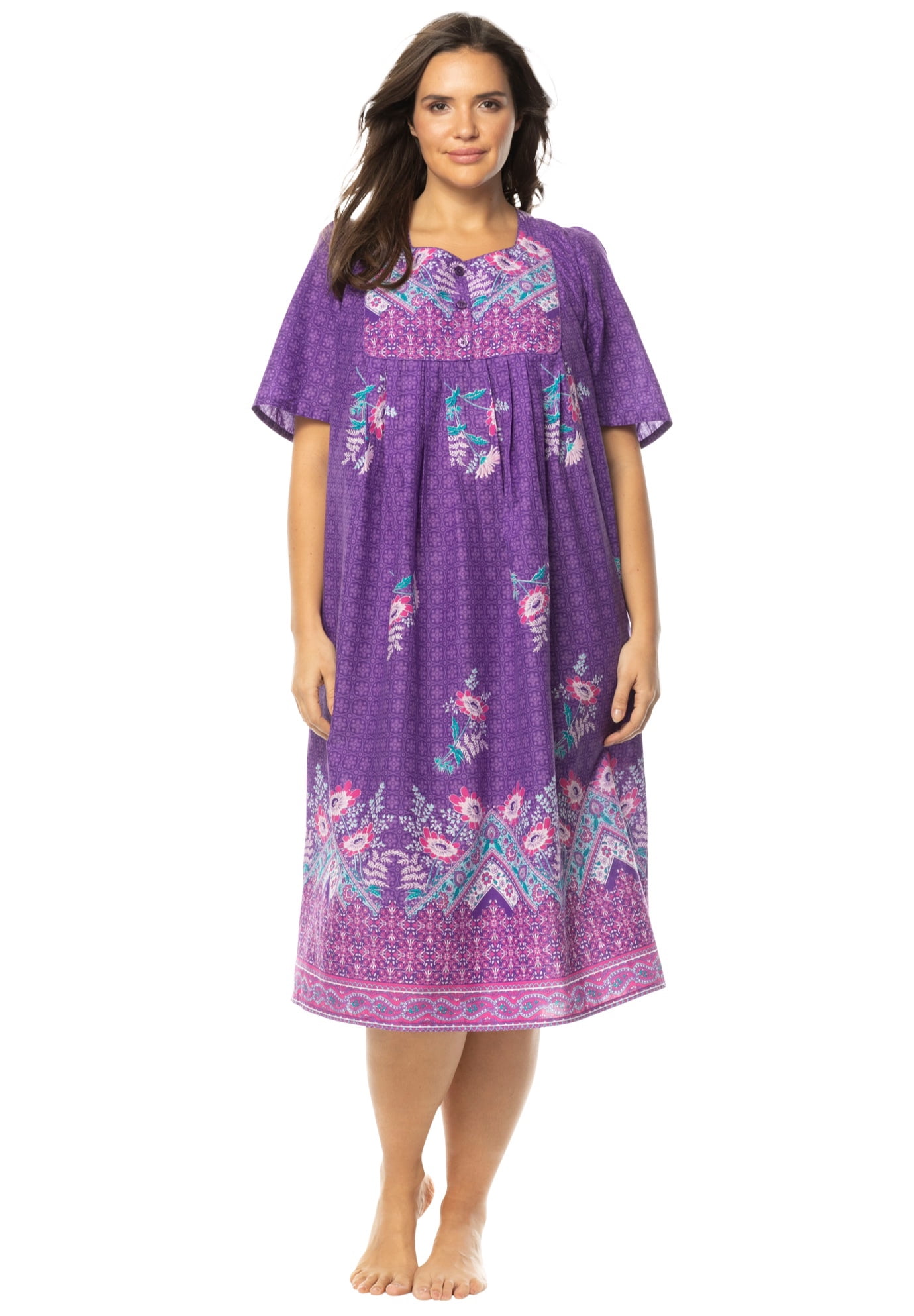 Only Necessities Only Necessities Women's Plus Size Mixed Print Short