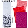 thumbnail image 2 of Heart Pattern Embossing Folder Valentines Day Love Background Vintage Plastic Vintage Template Stencils for Card Making Tool DIY Handmade Scrapbooking Paper Craft Album Stamps, 2 of 9
