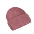 thumbnail image 1 of Gorro de punto de otoño Minnieouse Unisex para hombre y mujer Rosa oscuro, 1 of 6