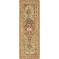 thumbnail image 2 of Unique Loom Outdoor Traditional Collection Area Rug - Temple (2'  x 6' 1" Runner Blue and Light Brown/Brown), 2 of 9