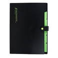 thumbnail image 3 of opvise Portable Accordion Folder with Bungee Closure Secure Snap Design Letter Size File Pouch for Home School Office Green, 3 of 8