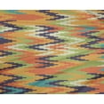 thumbnail image 4 of oneOone Polyester Lycra Dark Peach Orange Fabric Chevron Ikat Diy Clothing Quilting Fabric Print Fabric By Yard 56 Inch Wide, 4 of 4