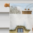 thumbnail image 3 of Carolines Treasures ASA2014CHF Écureuil Rouge & Cottage Drapeau Toile Maison Taille, 3 of 4