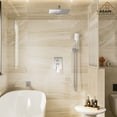 thumbnail image 3 of CASAINC 1-Handle 3-Spray Pattern 10 in Wall Mount Shower Head, Tub and Shower Faucet, Brushed Nickel (Valve Included), 3 of 10