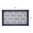 thumbnail image 6 of Rustic Placemats Set of 6 Placemats for Dining Table Decor Washable Kitchen Table Mat with Lace Trim Blue Porcelain 19.7*11.8inch, 6 of 6