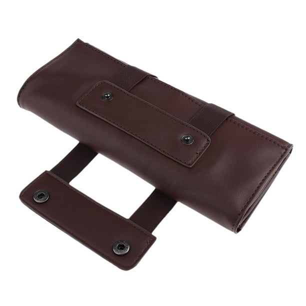 Bolsas profesionales para tijeras afiladas y para barba Bolsa de cuero PU - Negro, se describe café Colcomx Salon Shear Holder